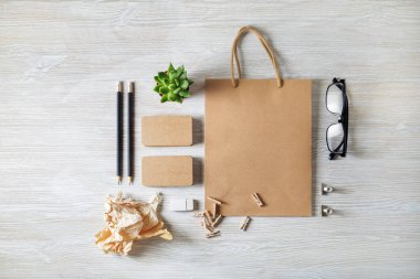 Boş Kraft kırtasiye seti