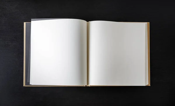 Açık boş kitap — Stok fotoğraf