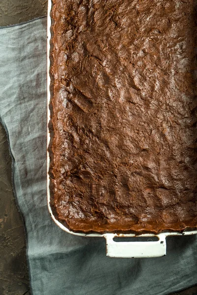 Teig für Kürbiskuchen in Form auf einem serviettenfreien Platz — Stockfoto