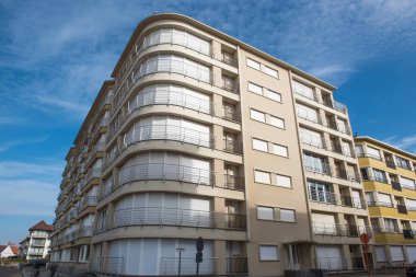 Cephe bir art deco tarzı evin Koksijde, Belçika