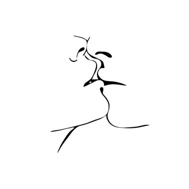 Adam ve kadın, dudaklar ve öpücük arasında realationship