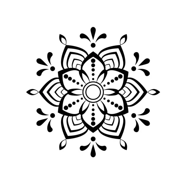 Schöne Mandala Stock Vektor Illustration — Stockvektor