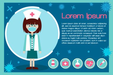 Tıbbi ikonların vektör seti. Covid-19 Coronavirus illüstrasyonu, tıbbi malzemeler, aletler. Renkli şablon ağ şablonu. düz dizayn. Sağlık ve tedavi. modern konsept, Vektör gri arkaplanda izole görüntü