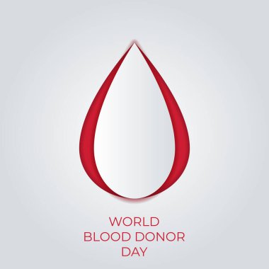 Kağıt sanatı kan bağışçısı halka afiş, afiş, kart ve arkaplan için kan bağışında bulunacağını duyurdu. Vektör illüstratörü kan bağışı konsepti.