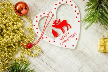 Noel süsleri. seçici odak.