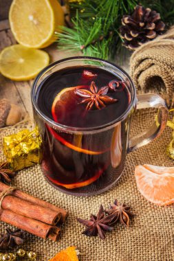 Noel mulled şarap. Mutlu Noeller.