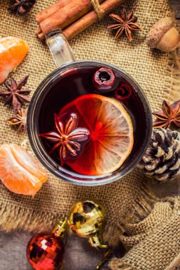 Noel mulled şarap. Mutlu Noeller.