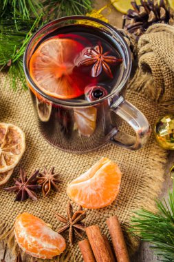 Noel mulled şarap. Mutlu Noeller.