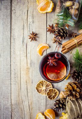 Noel mulled şarap. Mutlu Noeller.