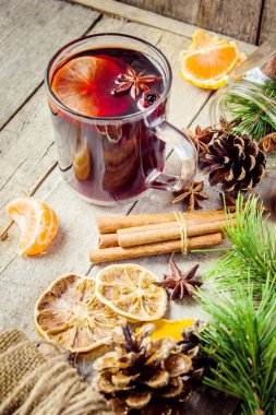 Noel mulled şarap. Mutlu Noeller.