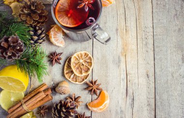 Noel mulled şarap. Mutlu Noeller.