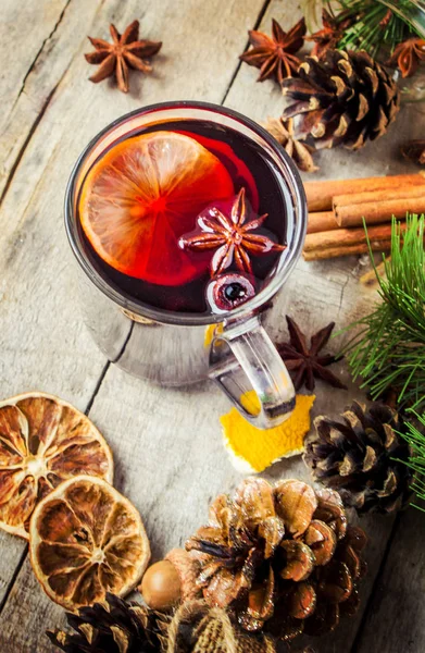 Noel mulled şarap. Mutlu Noeller.