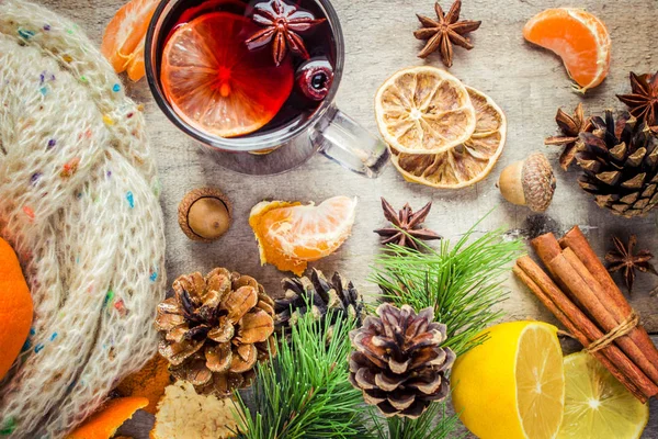 Noel mulled şarap. Mutlu Noeller.