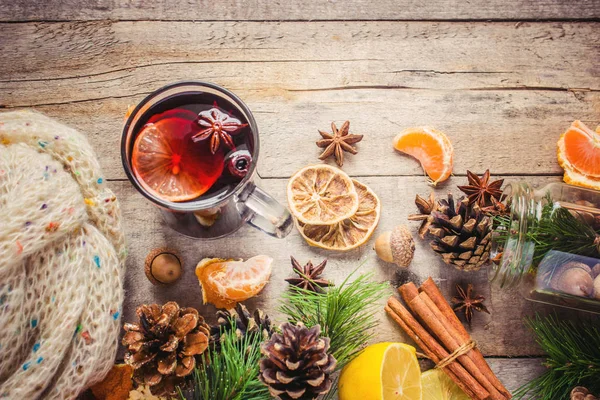 Noel mulled şarap. Mutlu Noeller.