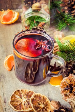 Noel mulled şarap. Mutlu Noeller.