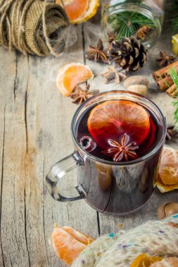 Noel mulled şarap. Mutlu Noeller.
