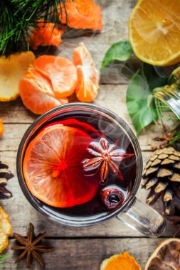 Noel mulled şarap. Mutlu Noeller.