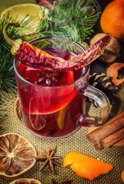 Noel mulled şarap. Mutlu Noeller.