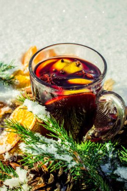 Noel mulled şarap. Mutlu Noeller.