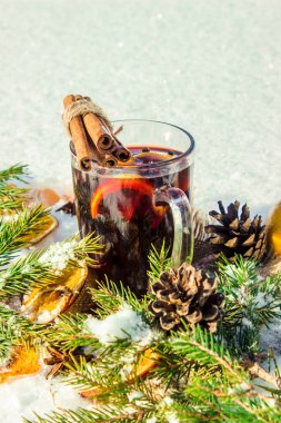 Noel mulled şarap. Mutlu Noeller.