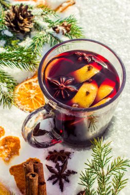 Noel mulled şarap. Mutlu Noeller.