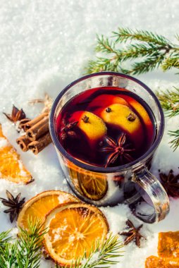Noel mulled şarap. Mutlu Noeller.