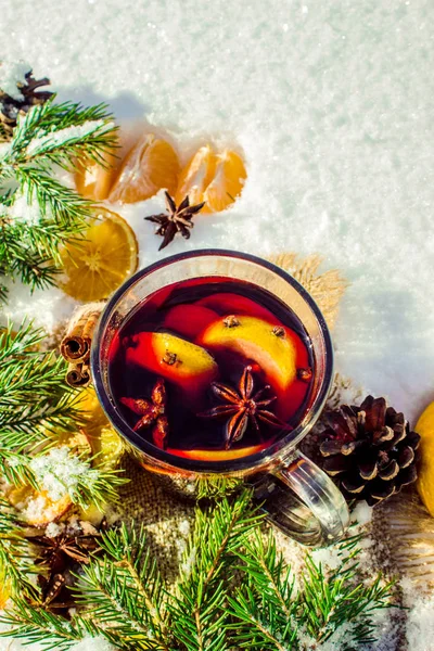Noel mulled şarap. Mutlu Noeller.