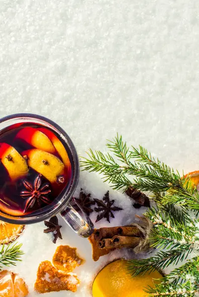 Noel mulled şarap. Mutlu Noeller.