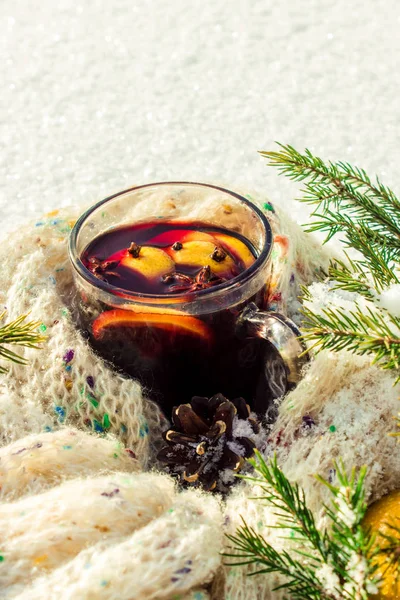 Noel mulled şarap. Mutlu Noeller.