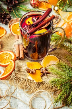 Noel mulled şarap. Mutlu Noeller.