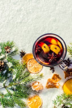 Noel mulled şarap. Mutlu Noeller.