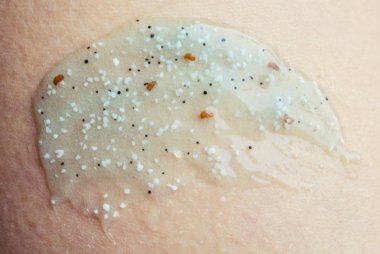 Yüz ve mikro-parçacıklar peeling ile vücut için fırçalayın.