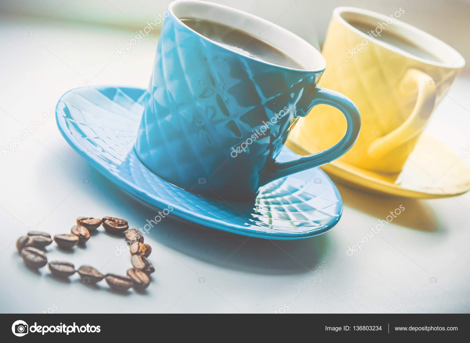 Любимый Кофе На Утро. Стоковое Фото ©yana-Komisarenko@Yandex.Ru.