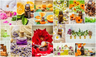 kolaj otlar ve uçucu yağ. 