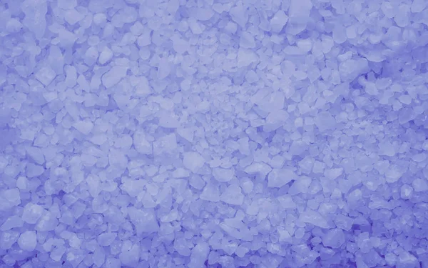 Sels de bain parfumés de couleur marine. Concentration sélective . — Photo