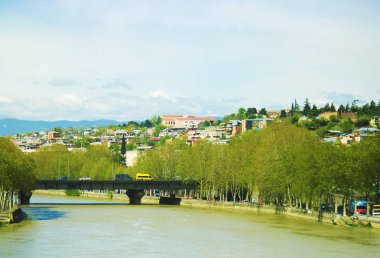 Georgia, şehir Tbilisi. Seçici odak.