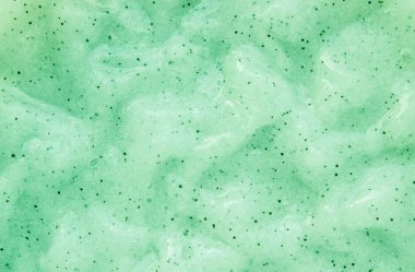 Yüz ve vücut yeşil için doku kozmetik jel. Seçici odak. 