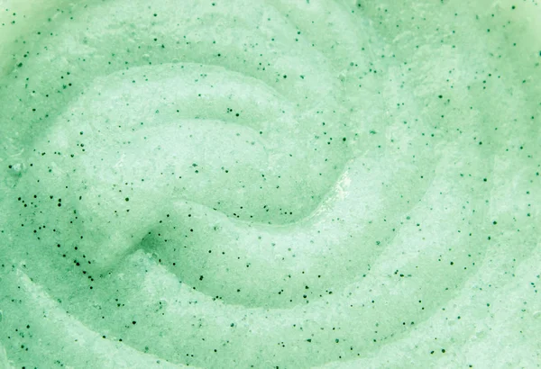 Texture gel cosmetico per viso e corpo verde. Focus selettivo . — Foto Stock