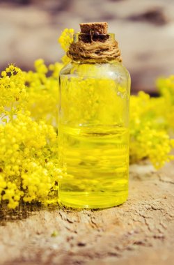 Şifalı bitkiler. Homeopati. Seçici odak. 