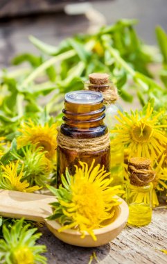 Nard. Homeopati. Seçici odak. 