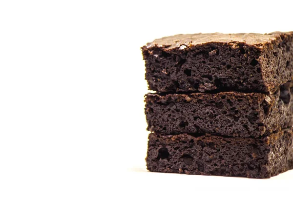 Schokolade Brownie, selektiver Fokus. — Stockfoto