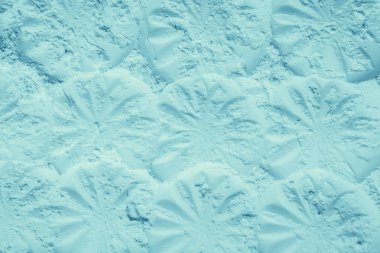 Mavi kil Kuru toz kozmetik doku. 