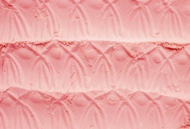 Pembe kil kuru toz kozmetik dokusu. 