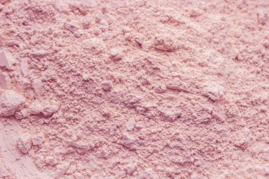 Pembe kil kuru toz kozmetik dokusu. 