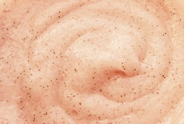 Yüz ve vücut kahve ve ballı için fırçalayın. Seçici odak.