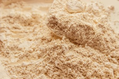 toz yüz için. kozmetik doku. seçici odak. 