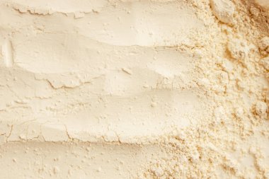 toz yüz için. kozmetik doku. seçici odak. 