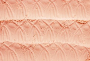 toz yüz için. Kil kuru. kozmetik doku. seçici odak. 