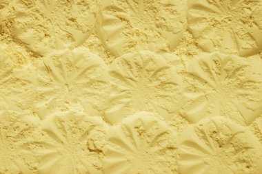 toz yüz için. Kil kuru. kozmetik doku. seçici odak. 