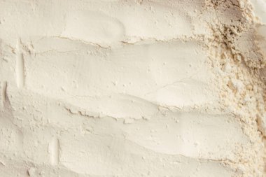 toz yüz için. Kil kuru. kozmetik doku. seçici odak. 